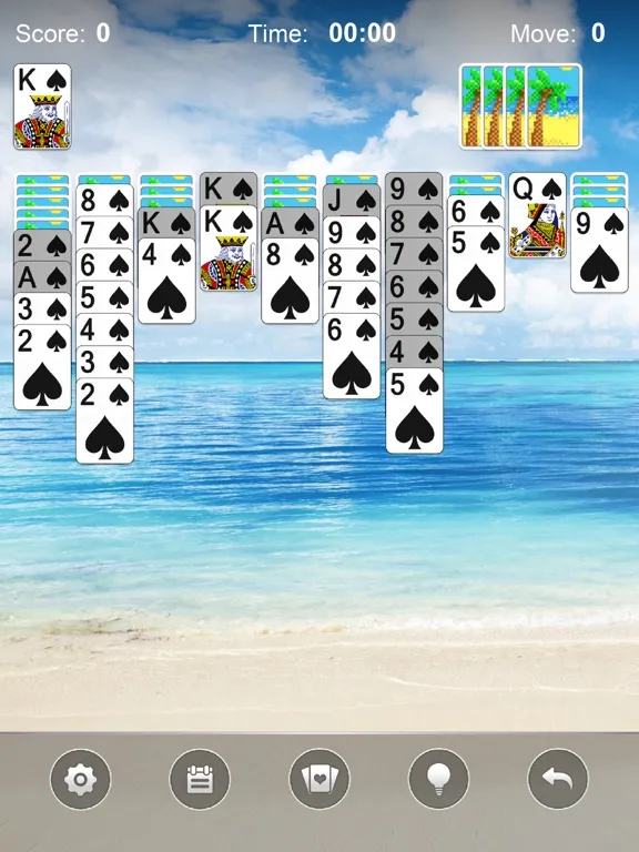 Spider Solitaire by Mint iPad  سکرین شاٹس