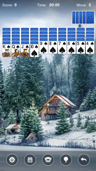 Spider Solitaire by Mint سکرین شاٹس
