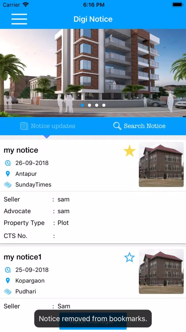 Digi Notice Ekran Görüntüleri