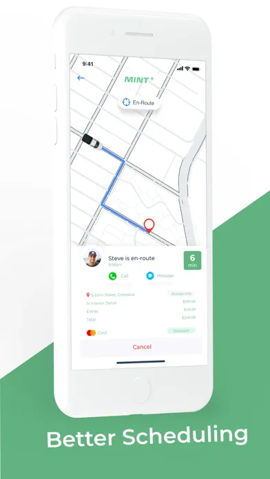 Tangkapan layar Mint Service Pro