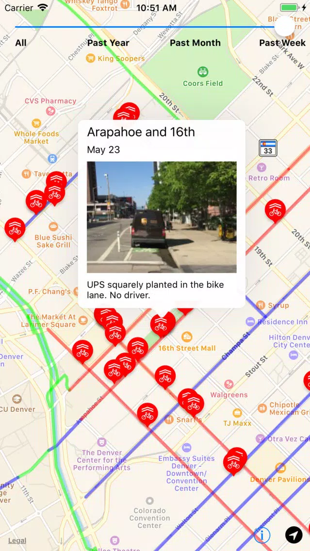 Captures d'écran de Things In Bike Lanes Denver