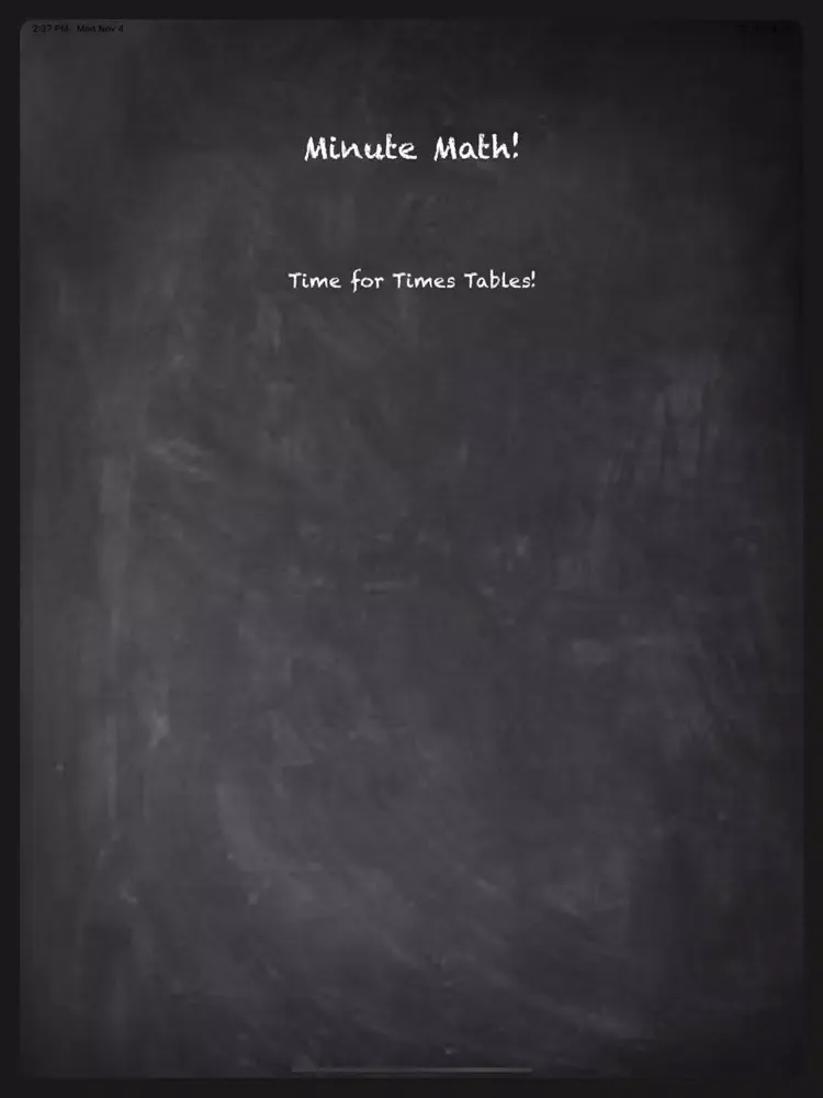 ภาพหน้าจอของ Minute Math! iPad 