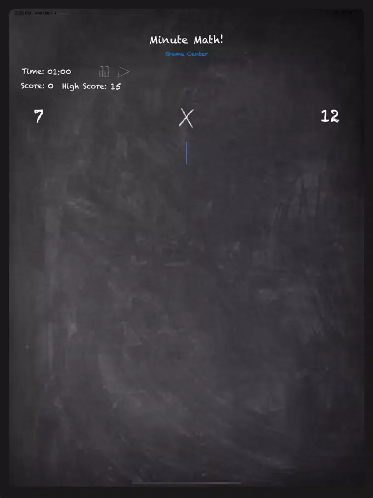 ภาพหน้าจอของ Minute Math! iPad 