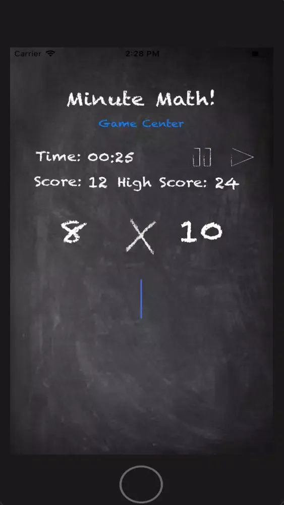 ภาพหน้าจอของ Minute Math!