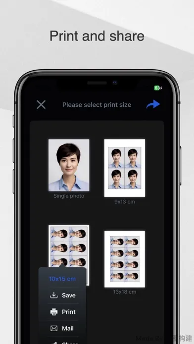 Capturas de tela do Passport Photo - IDPhoto4You