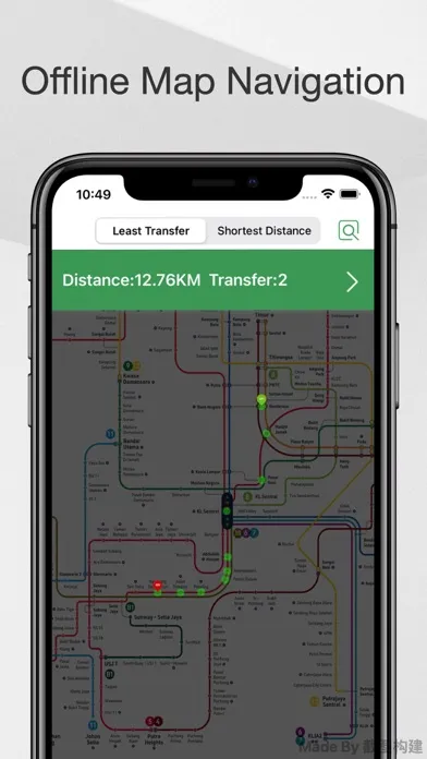 Capturas de pantalla de kuala Lumpur Metro Guide