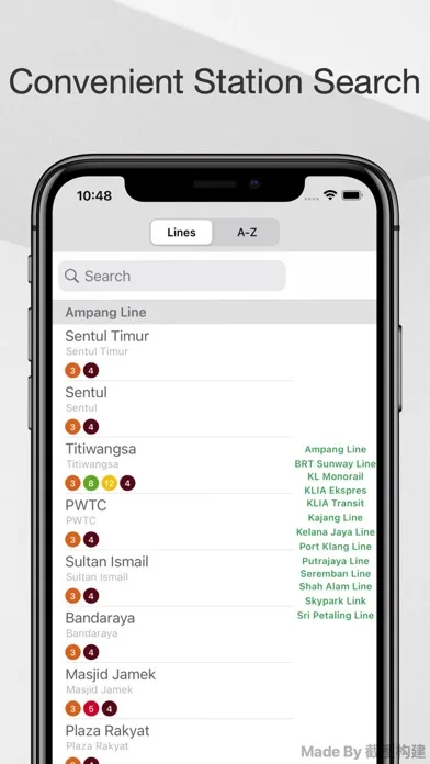 Capturas de pantalla de kuala Lumpur Metro Guide