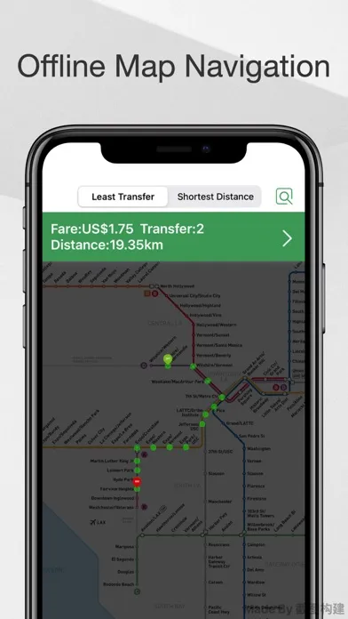 Captures d'écran de Los Angeles Metro Guide