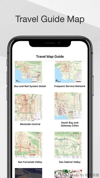 Captures d'écran de Los Angeles Metro Guide