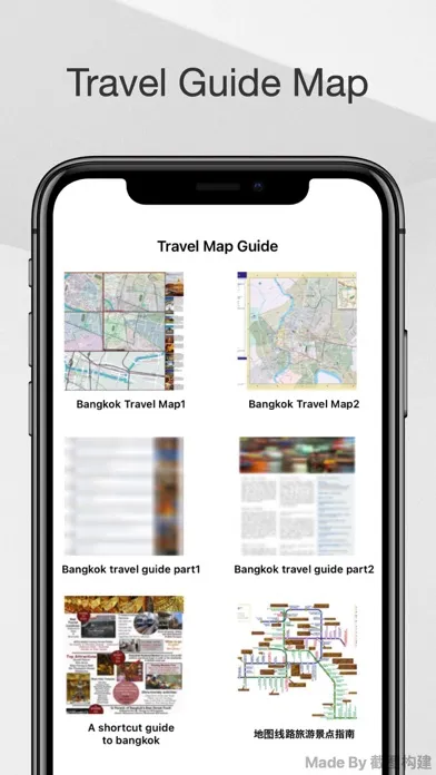Bangkok Metro Navigation Map Screenshots