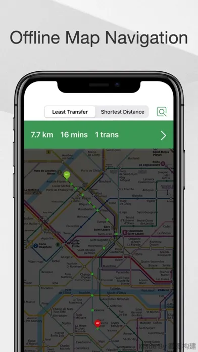 Ảnh chụp màn hình của Paris Metro Map & Routing