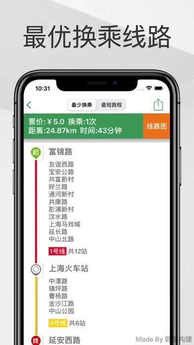 Shanghai Metro Guide App سکرین شاٹس