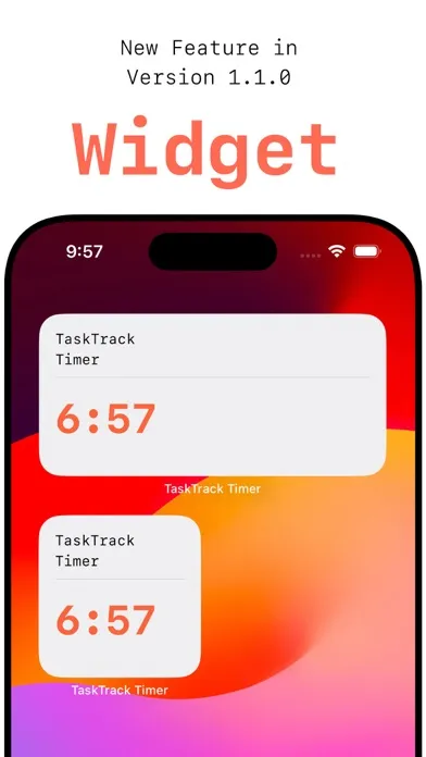 Ảnh chụp màn hình của TaskTrack Timer