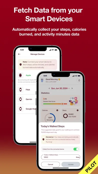 Ảnh chụp màn hình của MiPHR Prediabetes Mobile App