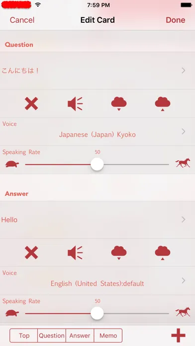 Voice Flashcards(Lite) -Memorize through listening سکرین شاٹس