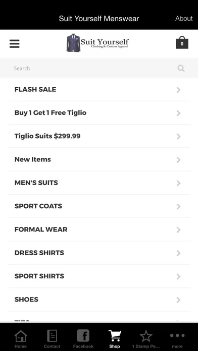 Suit Yourself Menswear Screenshots