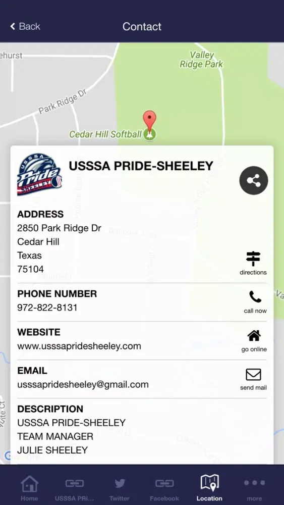 Screenshot di USSSA PRIDE-SHEELEY