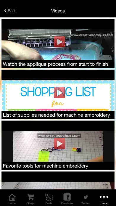 Creative Appliques Screenshots
