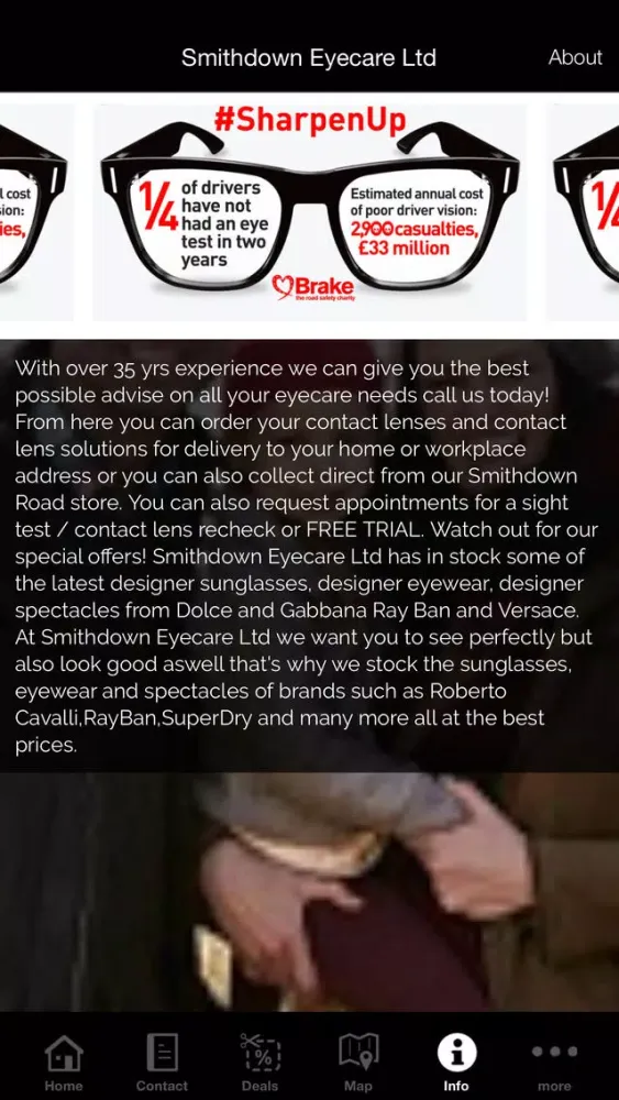 Ảnh chụp màn hình của Smithdown Eyecare Ltd