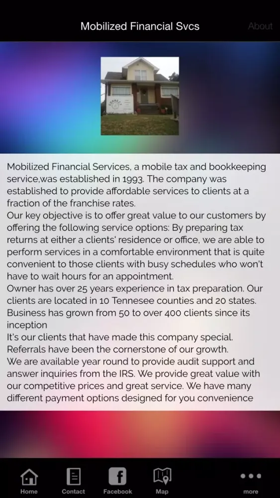 Capturas de tela do Mobilized Financial Svcs