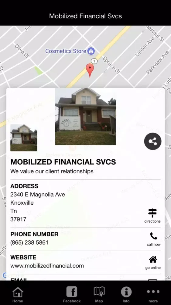 Capturas de tela do Mobilized Financial Svcs