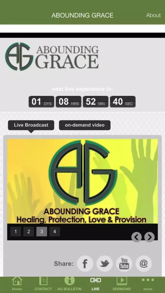 ภาพหน้าจอของ ABOUNDING GRACE.