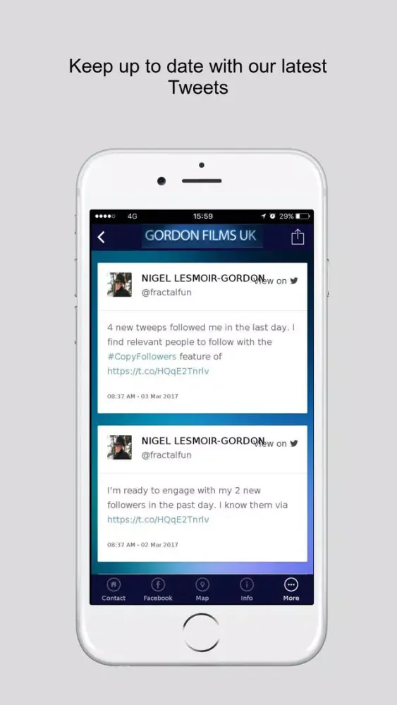 Ảnh chụp màn hình của Gordon Films UK