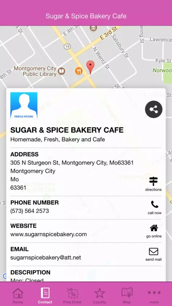 Captures d'écran de Sugar & Spice Bakery Cafe