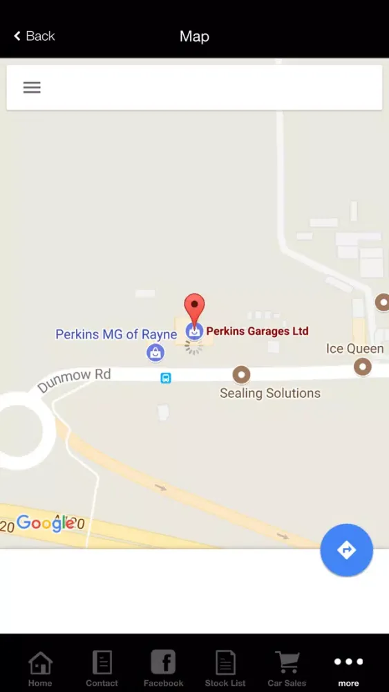 Capturas de tela do Perkins Garages