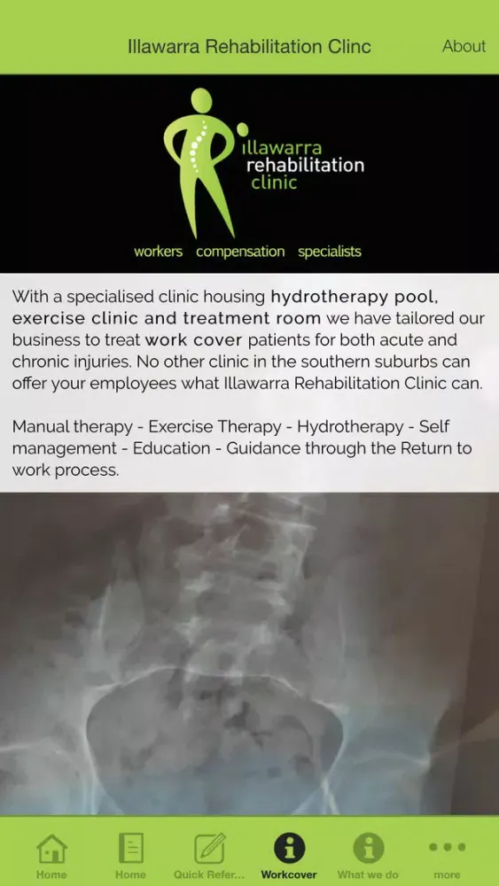 Illawarra Rehabilitation Clinc Screenshots