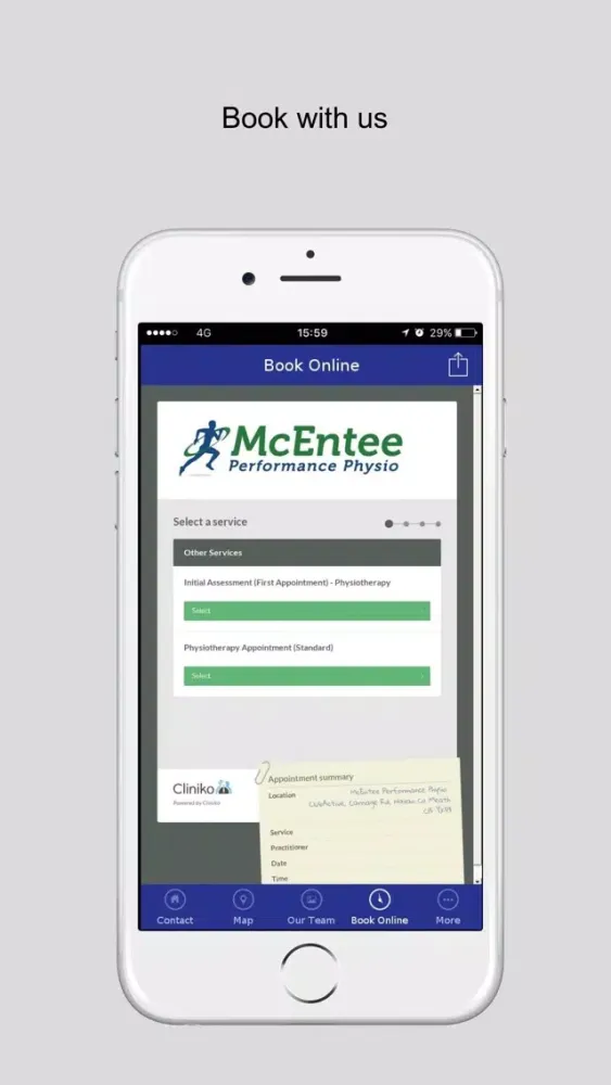 ภาพหน้าจอของ McEntee Performance Physio