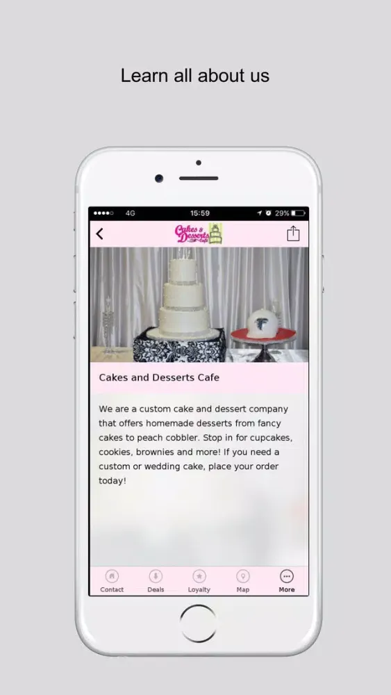 Capturas de pantalla de Cakes and Desserts Cafe