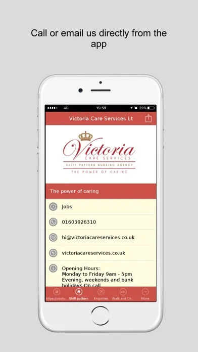 Victoria Care Services Screenshots
