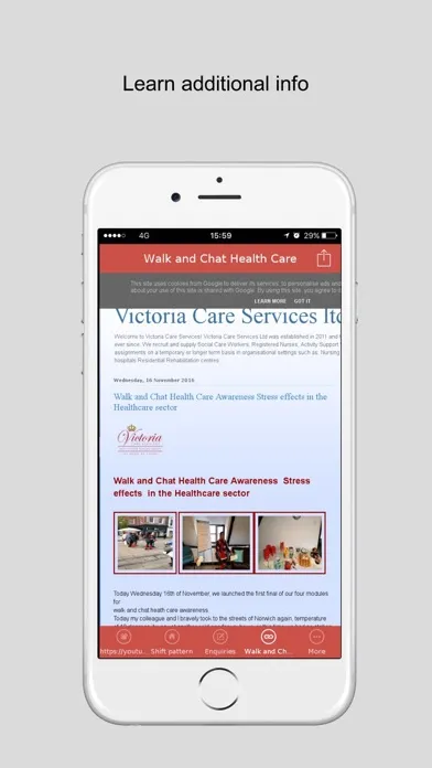 Victoria Care Services Screenshots