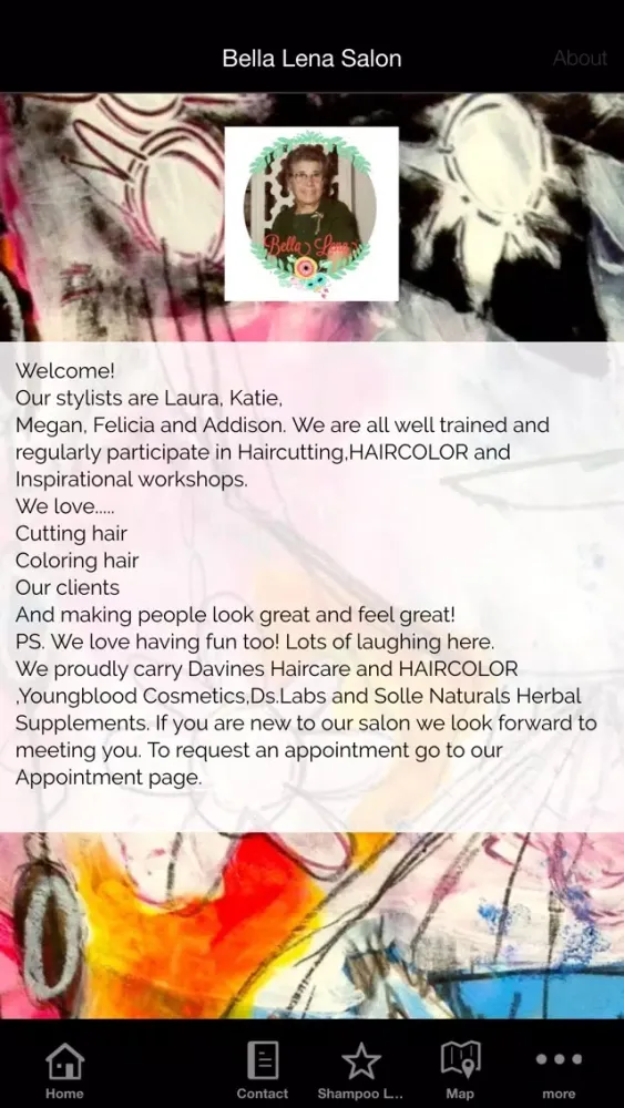 Bella Lena Salon 스크린샷