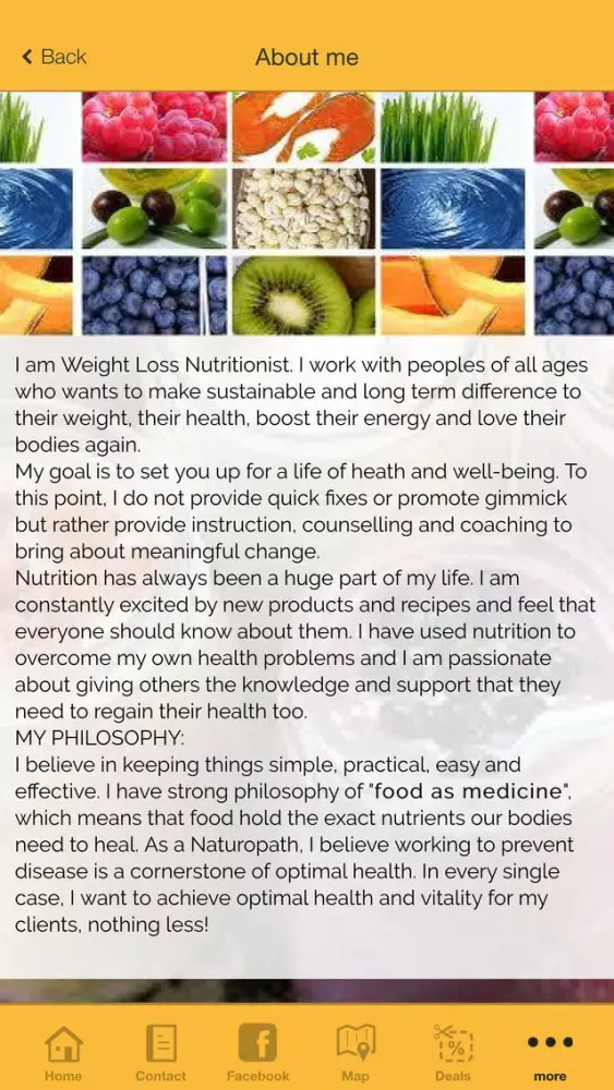 Kensington nutrition Screenshots