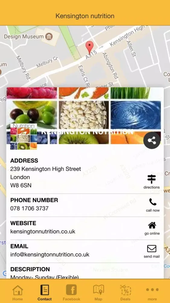 Kensington nutrition Screenshots