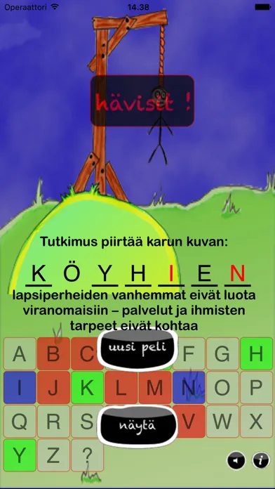 Zrzuty ekranu YLE hirsipuu