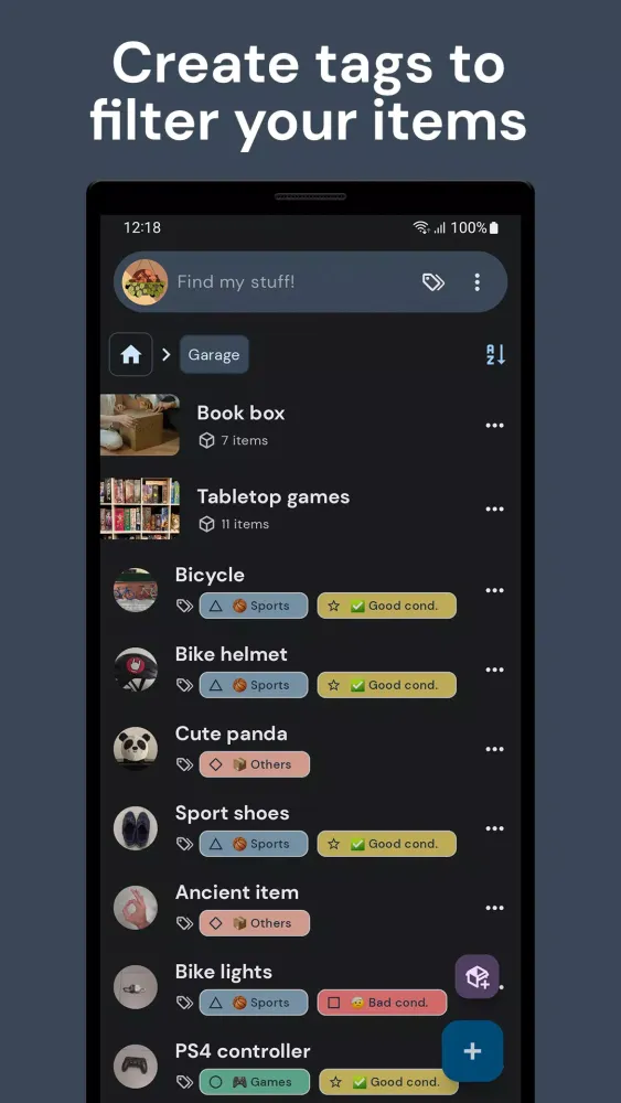 Скриншоты Find my stuff