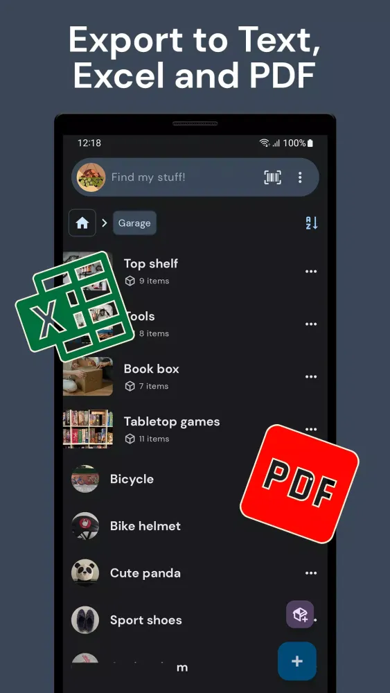 Скриншоты Find my stuff