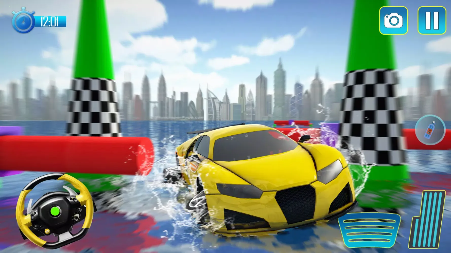 Water Surfing Mega Ramp Game Screenshots