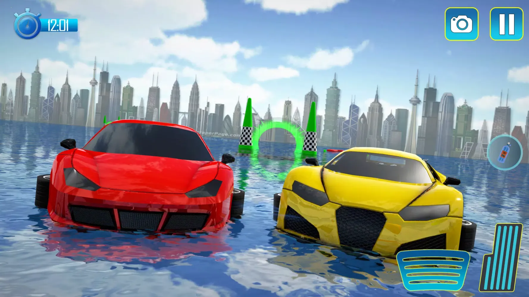 Water Surfing Mega Ramp Game Screenshots