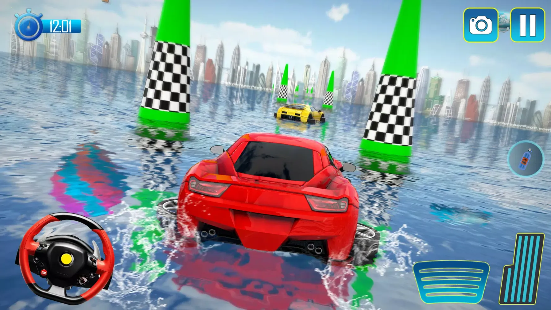 Water Surfing Mega Ramp Game Screenshots