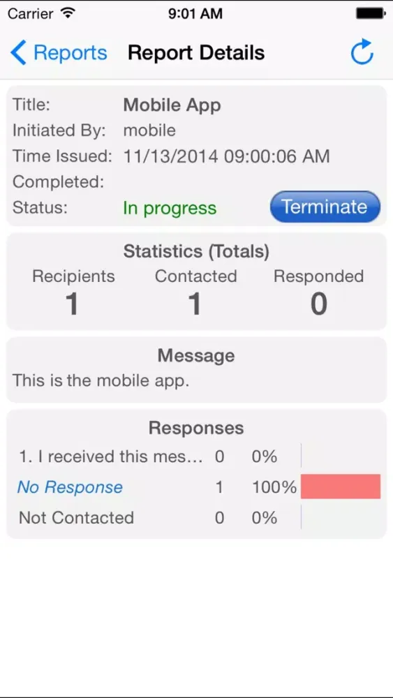 Tangkapan layar SCN Alert