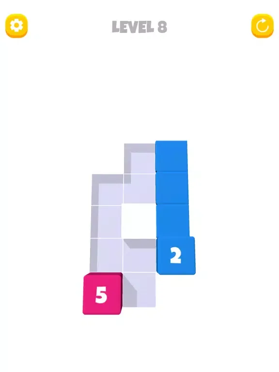Tangkapan layar IQ Cube Puzzel Blocks iPad 