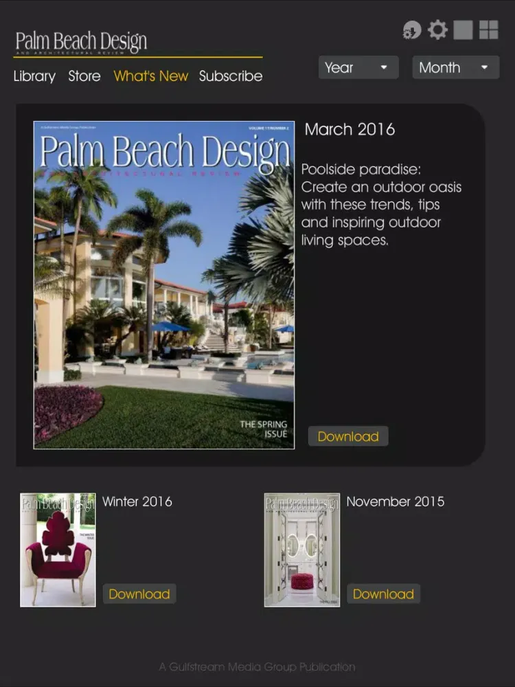 Captures d'écran de Palm Beach Design iPad 