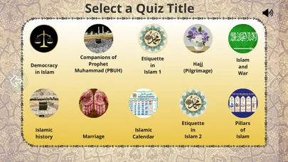 Islamic Quiz in English Screenshots