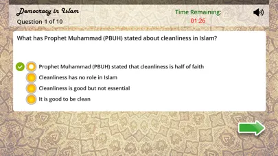 Islamic Quiz in English Screenshots