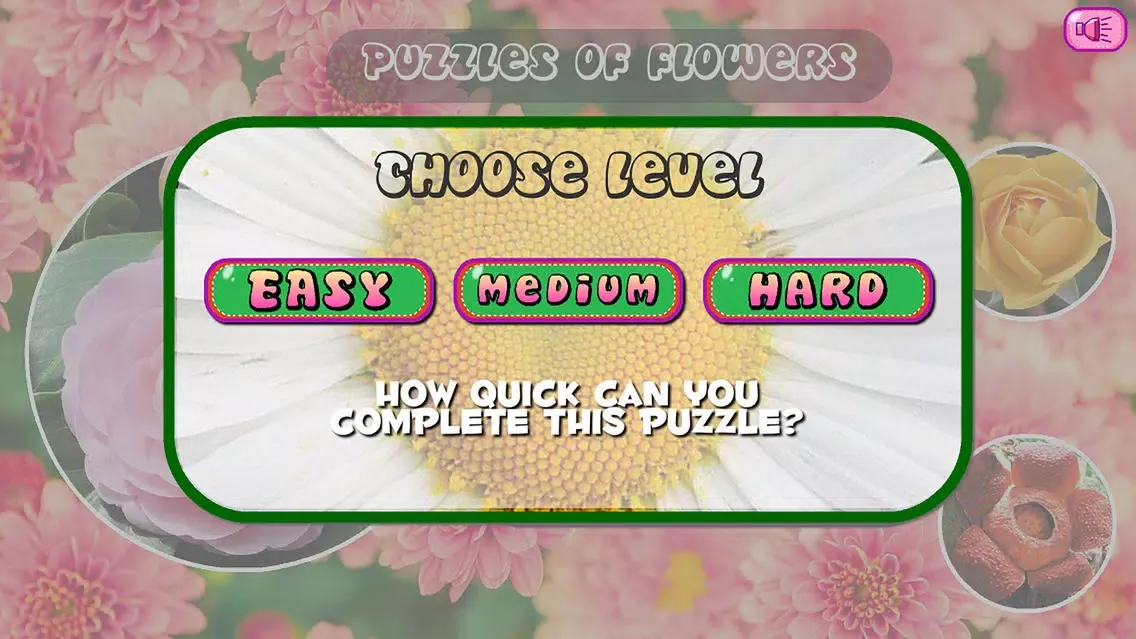 Puzzles of Flowers应用截图