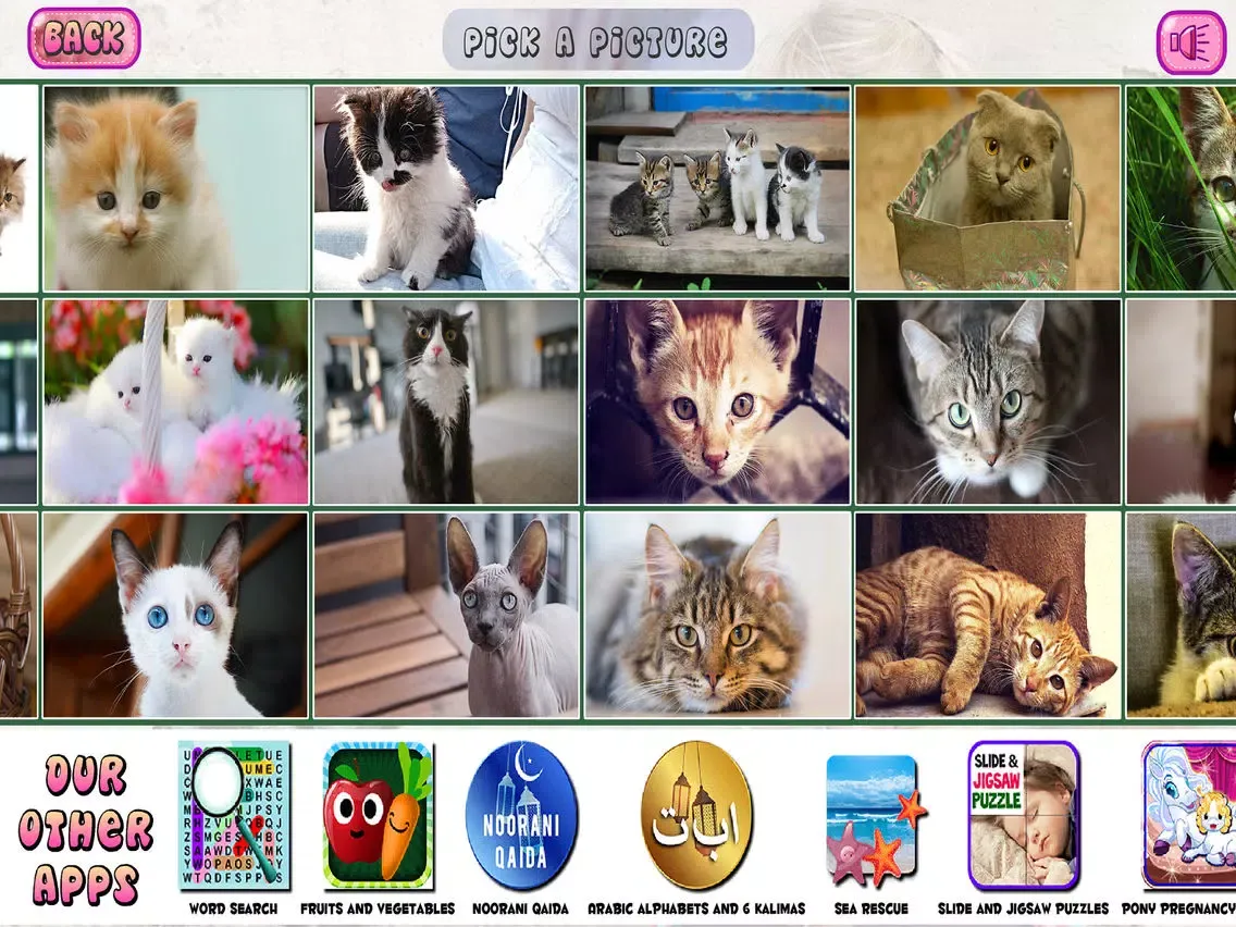Captures d'écran de Puzzles of Kittens iPad 
